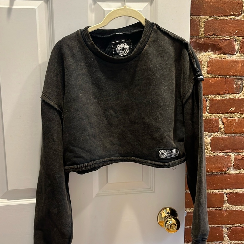 Alphalete Very Terry Cropped Pullover - Small